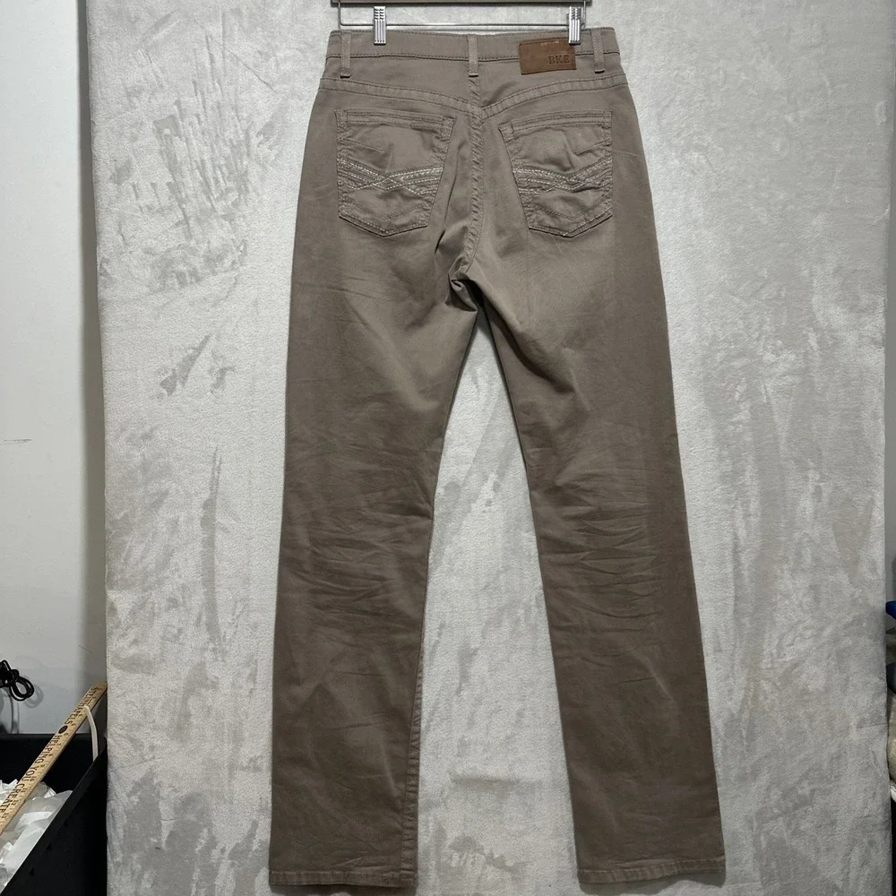 BKE Tyler Men's Pants Size 31XL Straight Leg Brown Cotton Blend